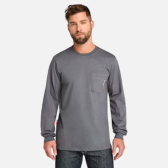 Men's Timberland PRO® Cotton Core Flame-Resistant Long-Sleeve T-Shirt - 1