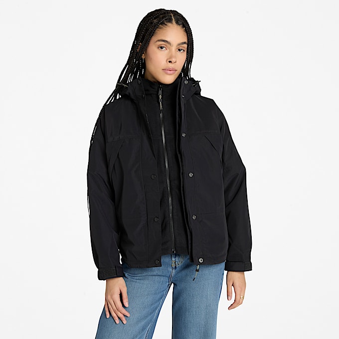 Timberland ブラック フード付きジャケット Black Jackets | Timberland | Timberland