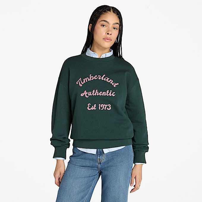 Women's Brushed Back Crewneck Sweatshirt - 1