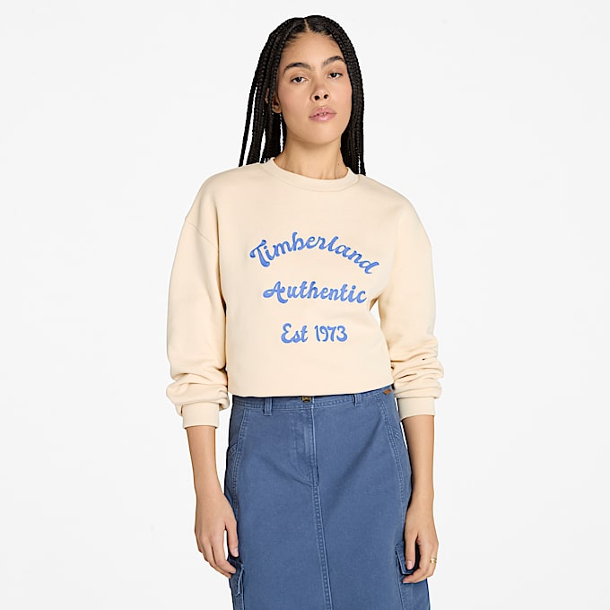 Women's Brushed Back Crewneck Sweatshirt - 1