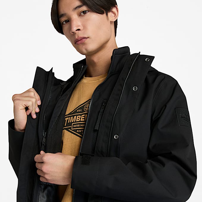 Men's Water-Resistant 3-in-1 Hooded Jacket