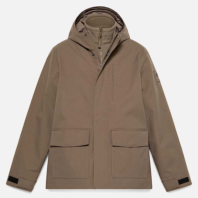 Men's Water-Resistant 3-in-1 Hooded Jacket