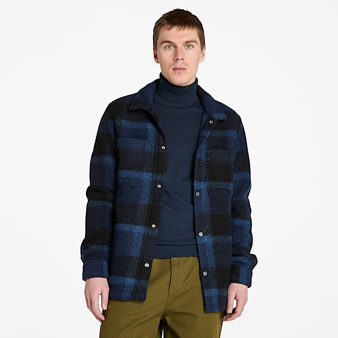 Men's Wool Blend Shacket - 1