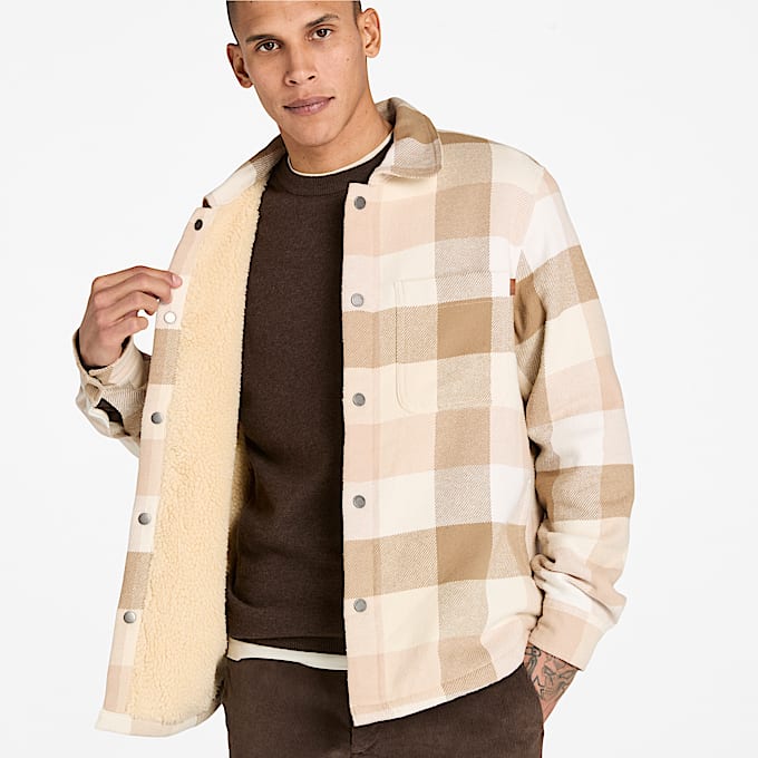 Men's High-Pile Lined Overshirt