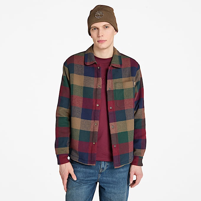 Men's High-Pile Lined Overshirt - 1