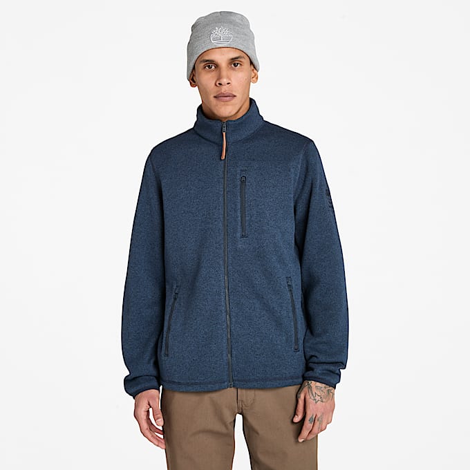 Men's Melange Fleece Jacket - 1