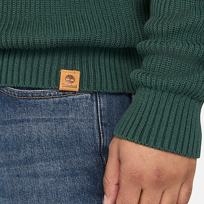 Men's Williams River Textured Quarter-Zip Sweater