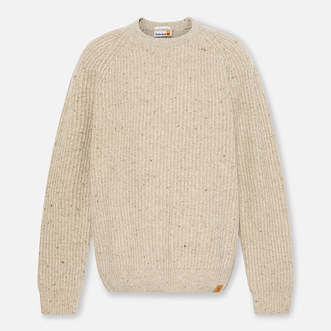 Men's Chunky Yarn Crewneck Sweater
