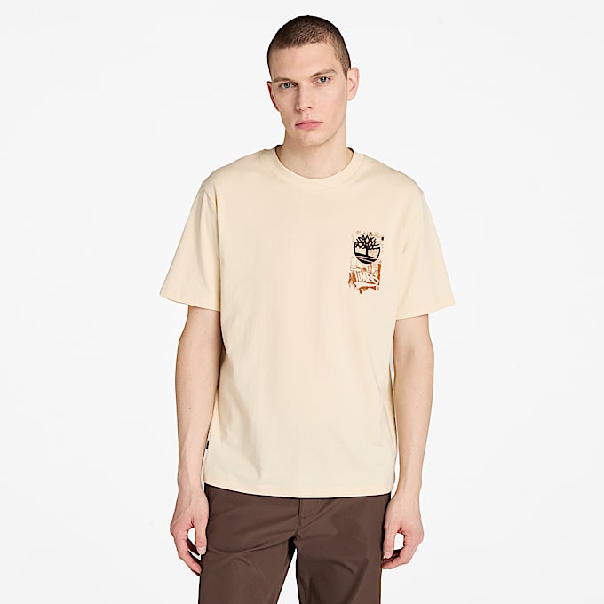 Men's Timberland® Brand Carrier Slogan Back Graphic T-Shirt - 1