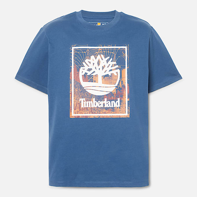 Men's Front Seasonal Stack Logo Graphic T-Shirt