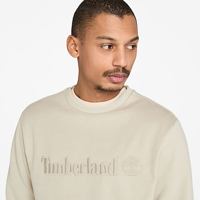 TIMBERLAND / NEW BOX FIT BADGE CREW NECK SWEAT GREEN L〜XXL Timberland New Box Fit Badge Crew – 'Chocolate Brown