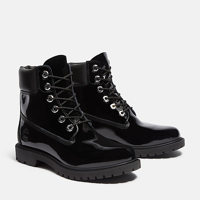 Women's Patent Leather Premium 6-Inch Waterproof Boot