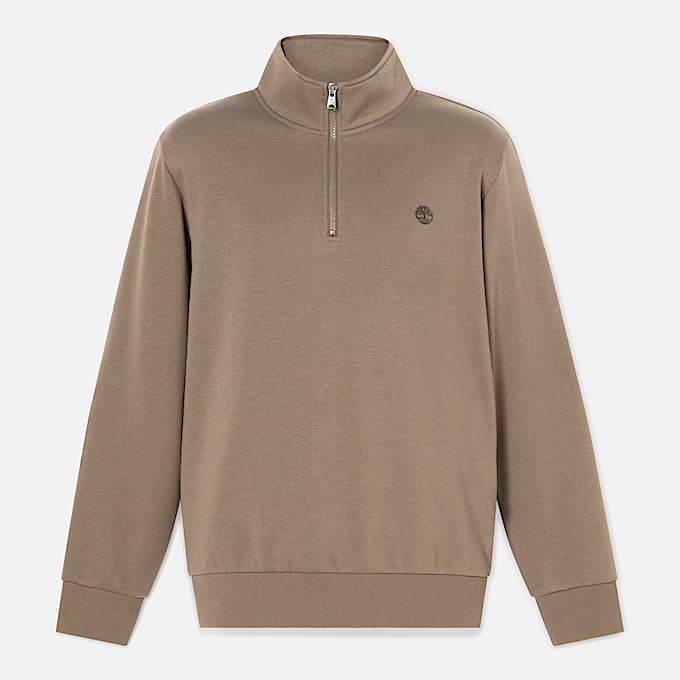 Men's Oyster River Brushed Back Quarter-Zip Sweatshirt