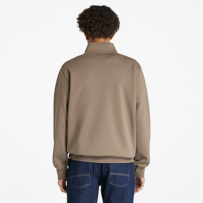 Men's Oyster River Brushed Back Quarter-Zip Sweatshirt