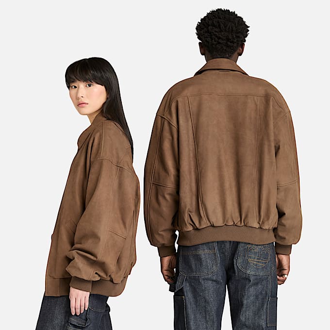 Leather Bomber Jacket