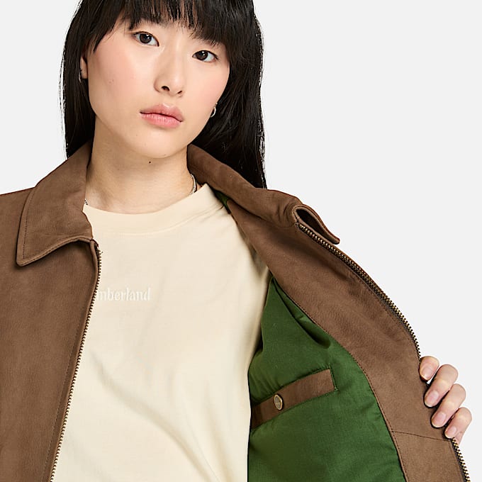 Leather Bomber Jacket