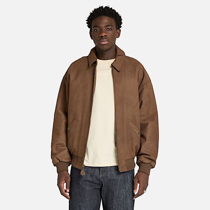 Leather Bomber Jacket