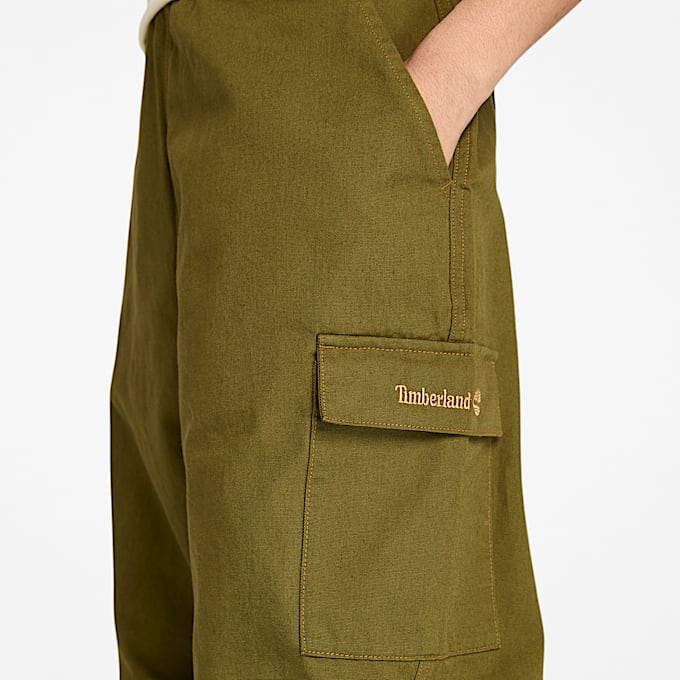 Washed Duck Canvas Cargo Pant