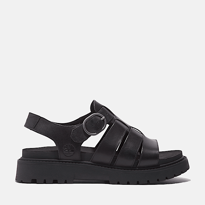 Black timberland sandals shop