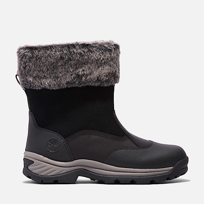 Timberland black snow boots deals