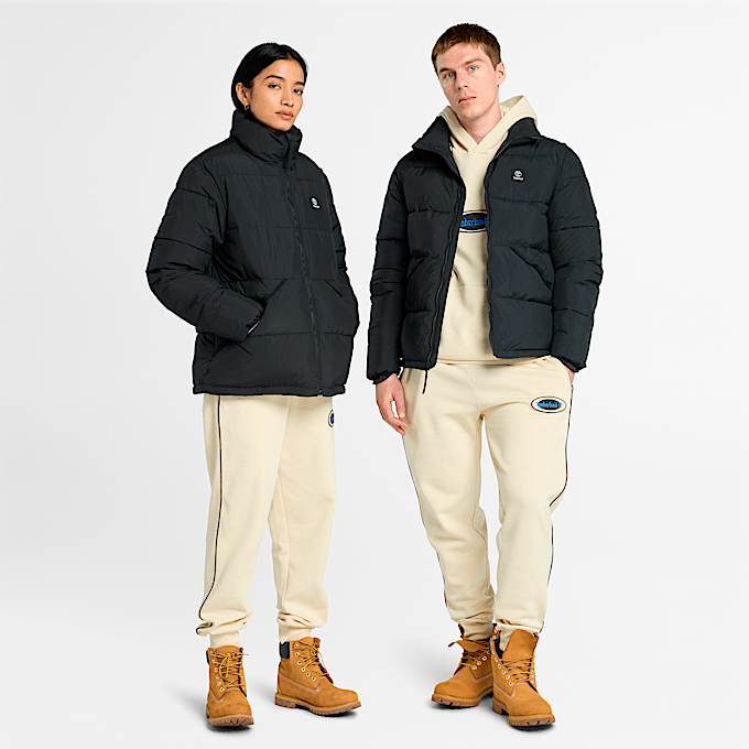 Black timberland coat sale