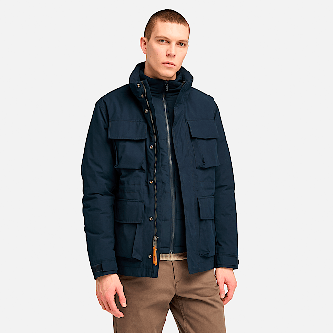 Timberland navy jacket online