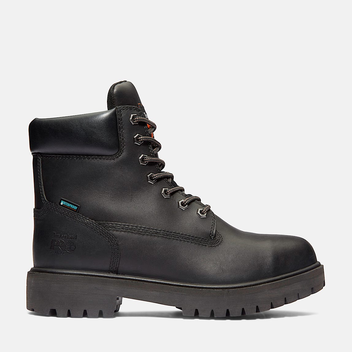 【美品】timberland 6inch boot 11w Black 黒 Men's Direct Attach 6-Inch Waterproof Work Boots - Black