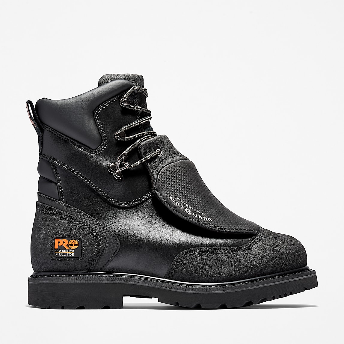 Men's Direct Attach 6-Inch Waterproof Work Boots - Black