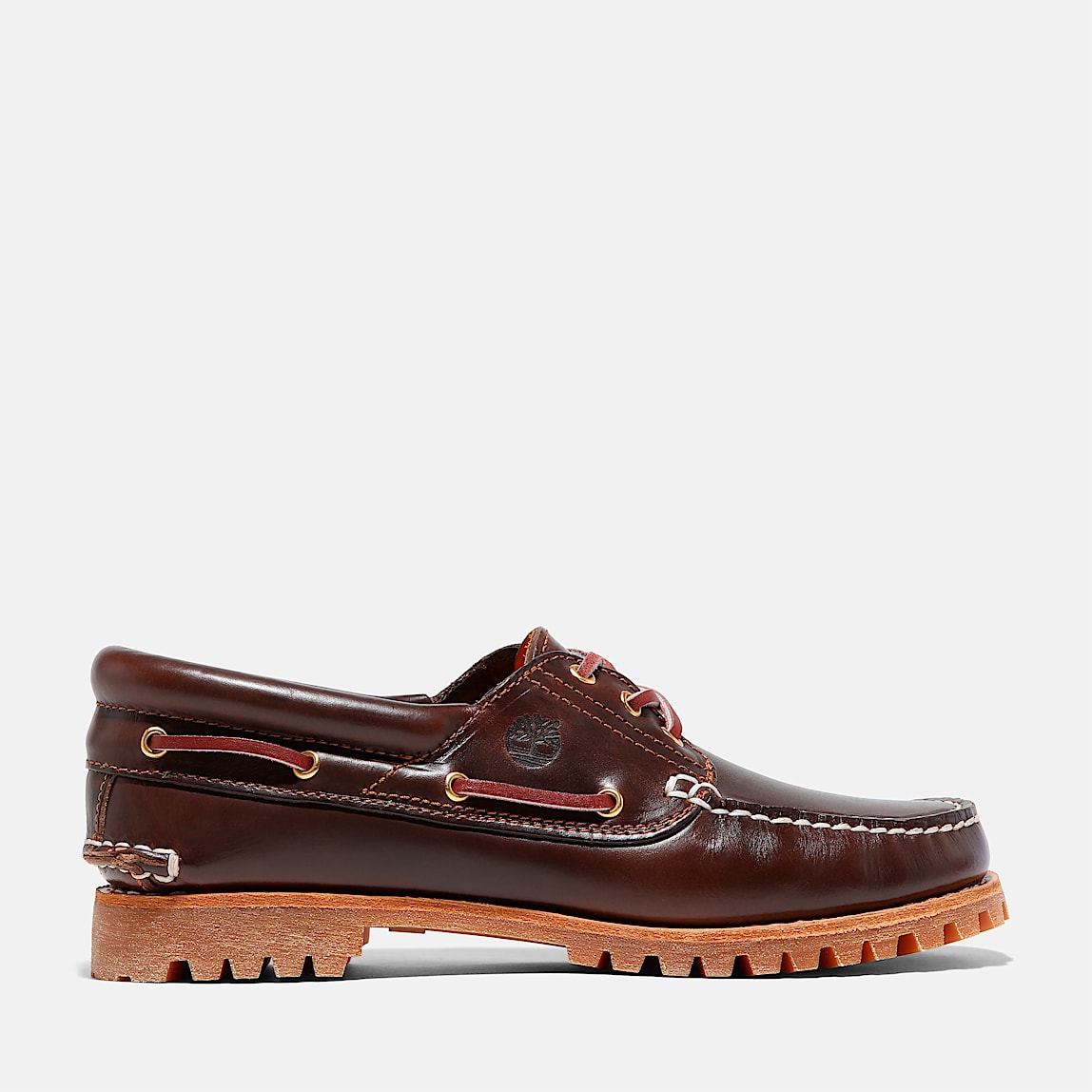 Men's Timberland® Authentic 3-Eye Lug Handsewn Boat Shoe