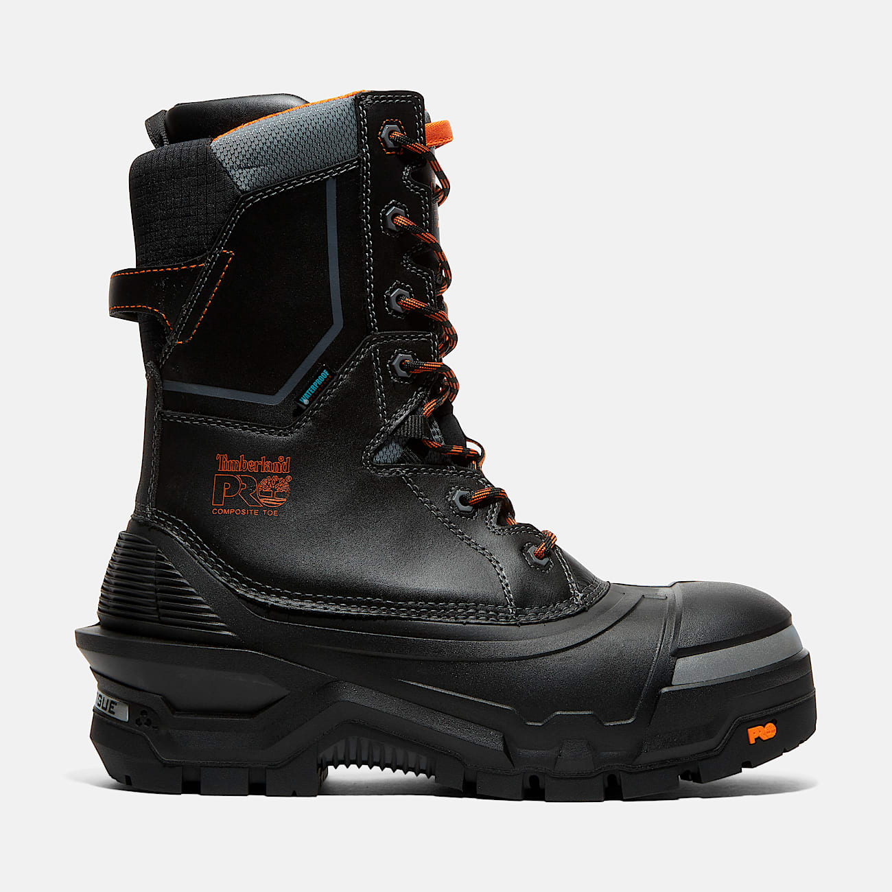 Mens Pac Max 10 Composite Toe Waterproof Winter Work Boot TBL BlackOrange HERO