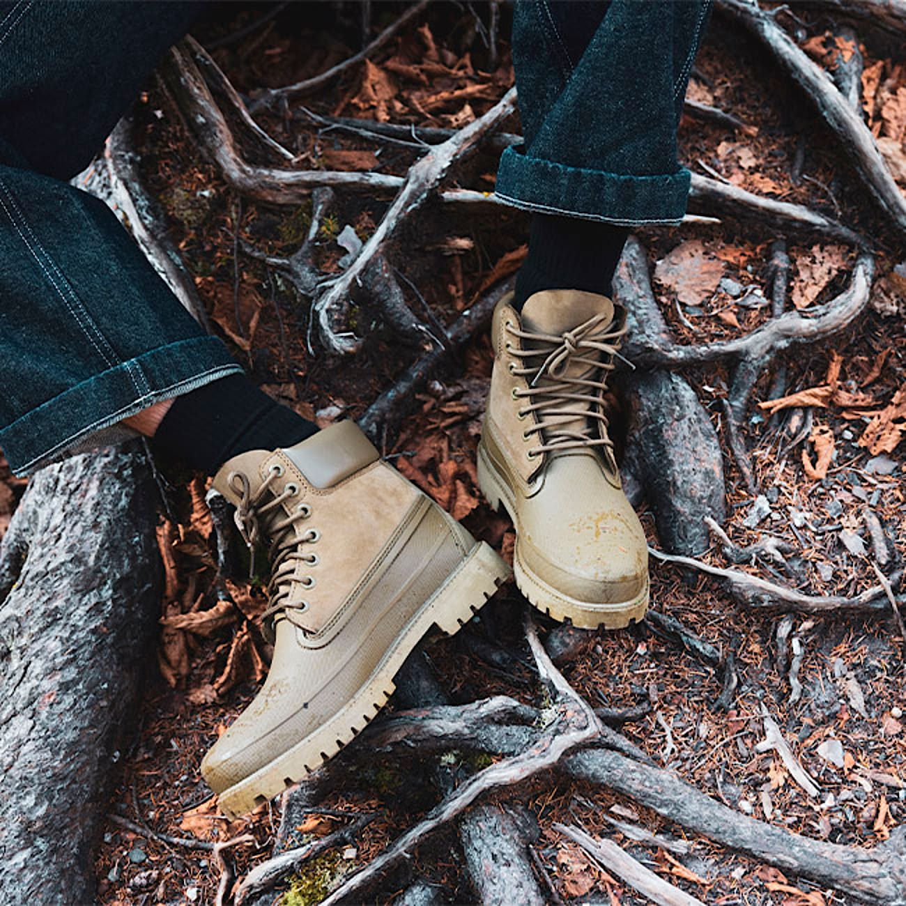 Botte Heritage 6Inch  embout en caoutchouc pour hommes TBL Nubuck olive ALT8