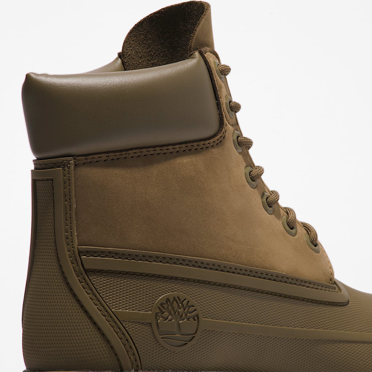 Botte Heritage 6Inch  embout en caoutchouc pour hommes TBL Nubuck olive ALT7