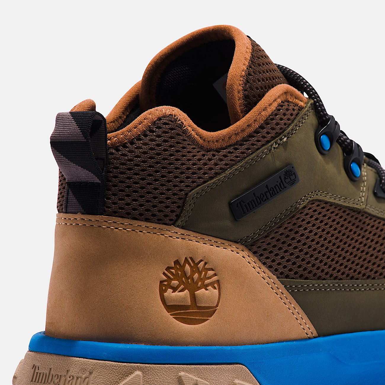 Mens GreenStride Motion 6 Mid LaceUp Sneaker TBL Dark Green Nubuck ALT7