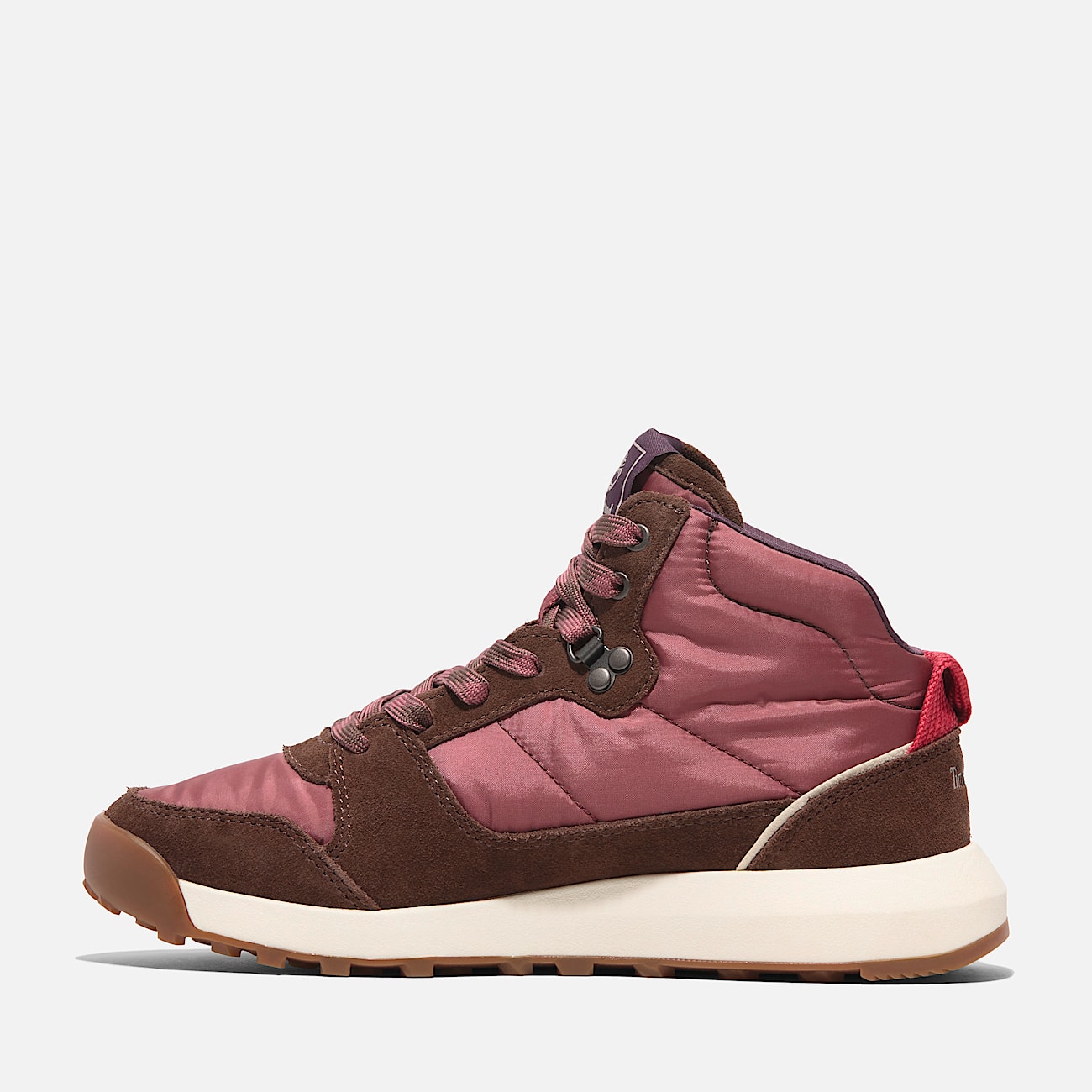 Womens Retro Swift High Top LaceUp Sneaker TBL Red Woven ALT6