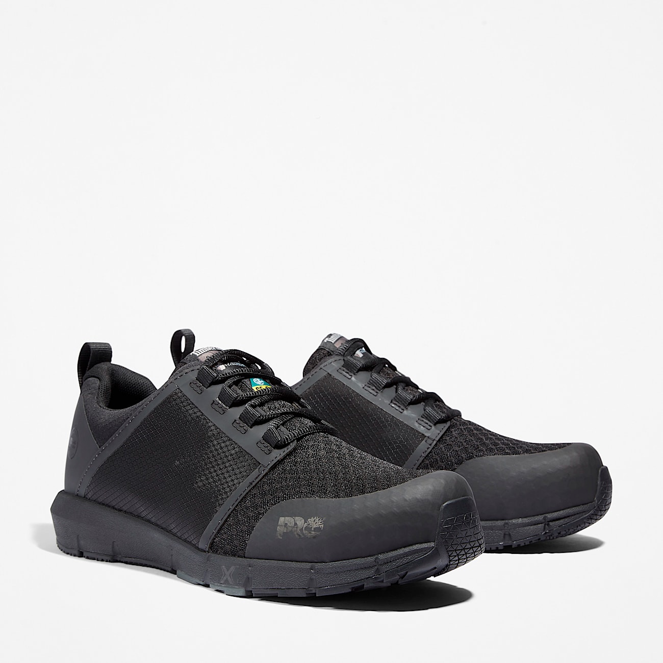 Mens Radius Composite Toe Work Sneaker TBL Black ALT4