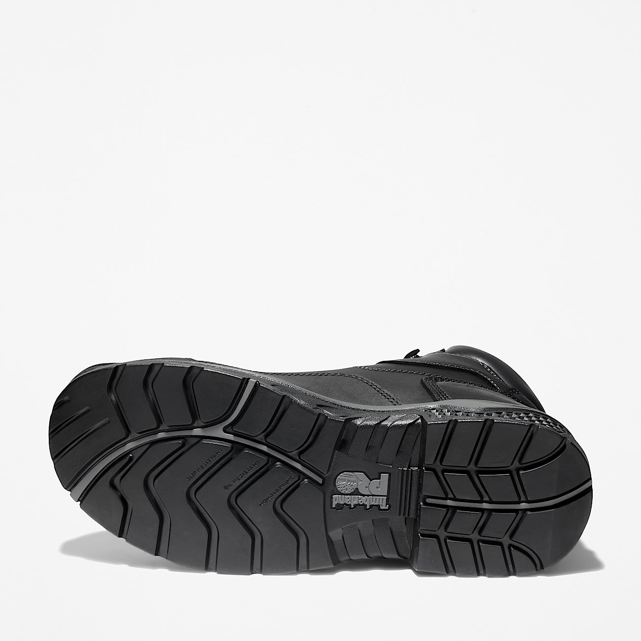 Mens Bosshog CSA 6 Composite Toe Waterproof Work Boot TBL Black Leather ALT3