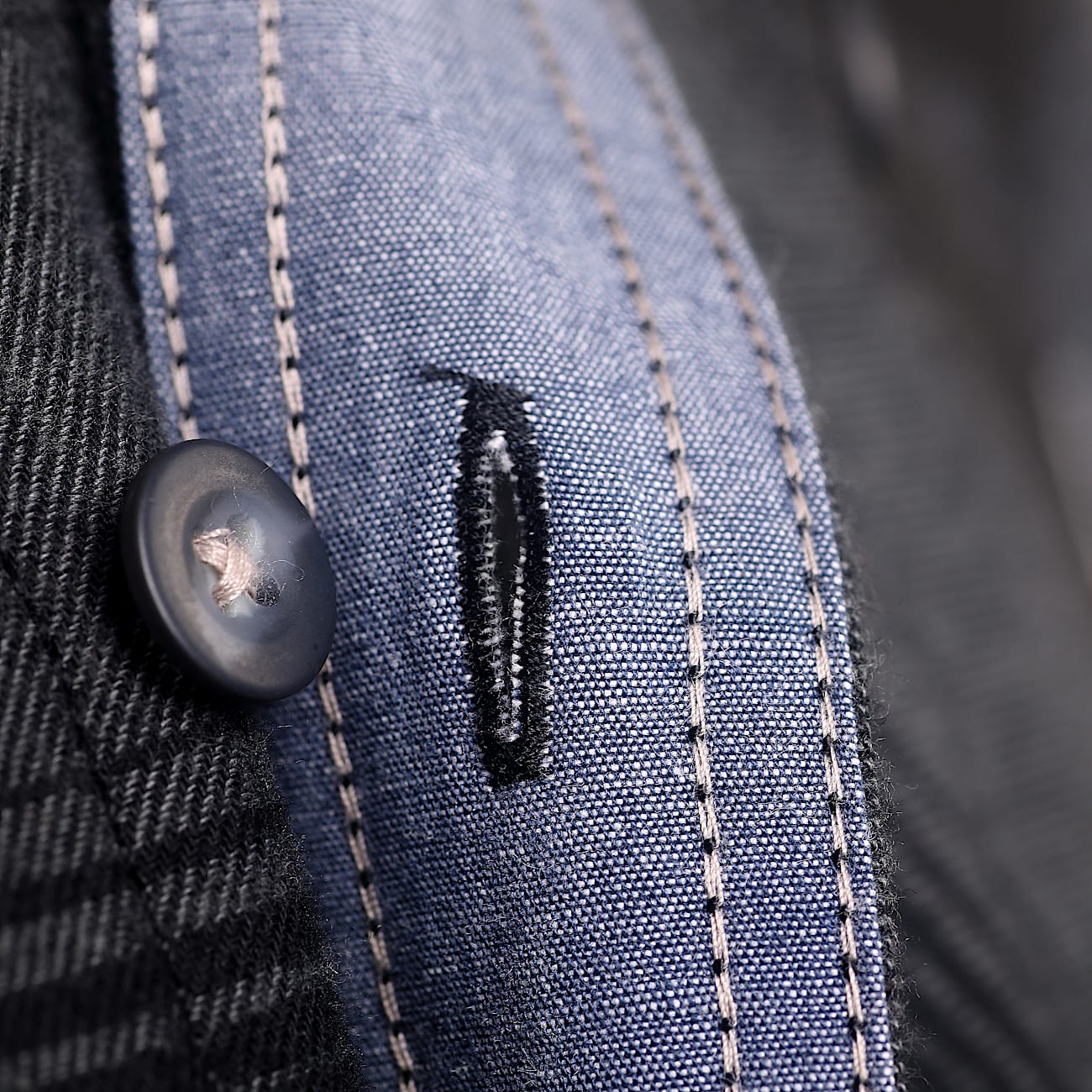 Mens Woodfort Midweight Flannel Work Shirt TBL Black Stripe ALT7