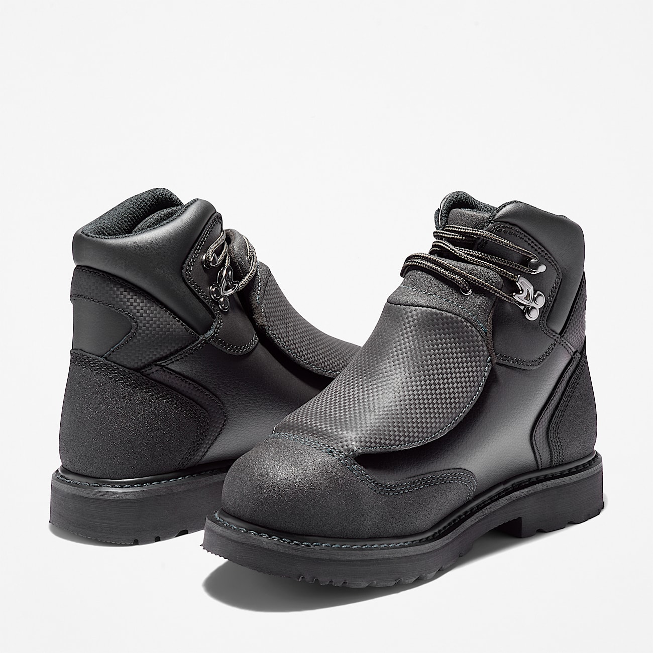 Mens Met Guard Steel Toe Work Boot TBL Black ALT5