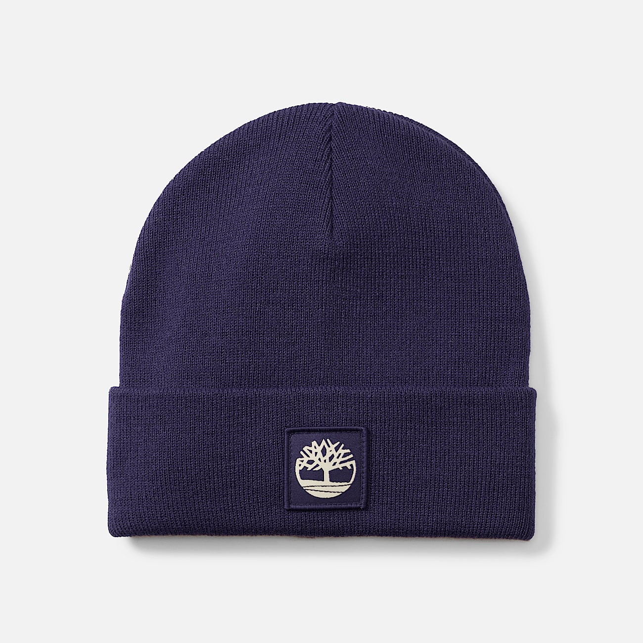 Cuffed Beanie With Tonal Patch TBL Dark Navy HERO