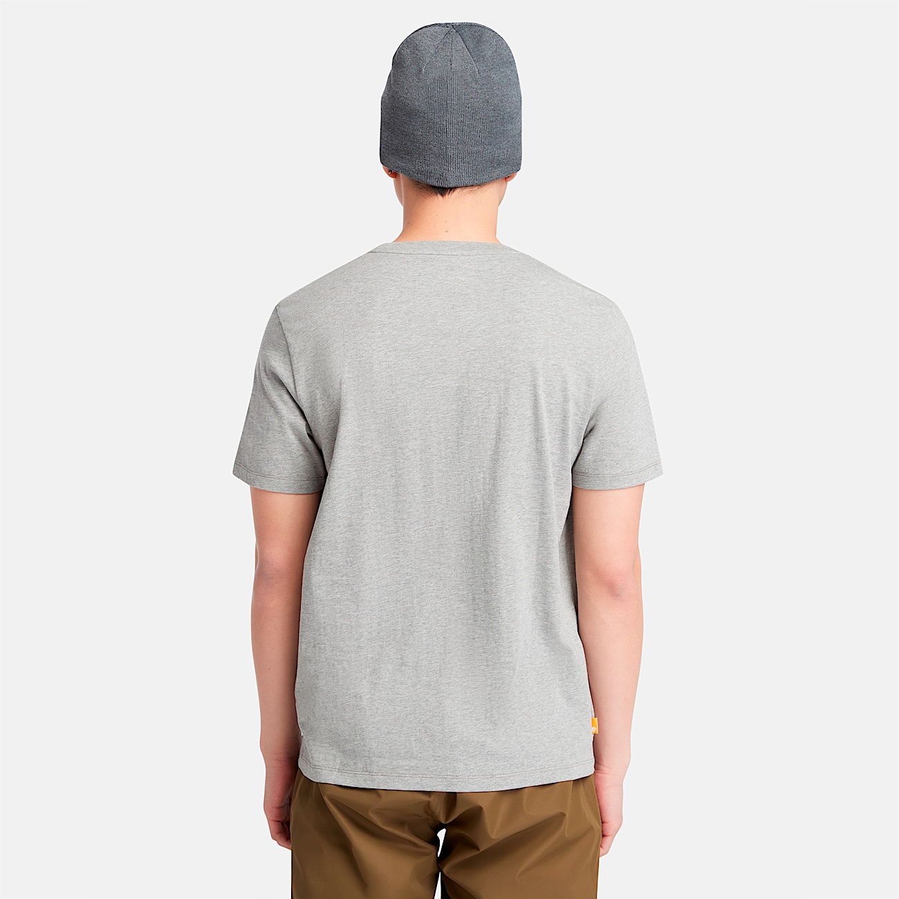 Mens Short Sleeve Seasonal Camo Linear Logo TShirt TBL Medium Grey Heather ALT9