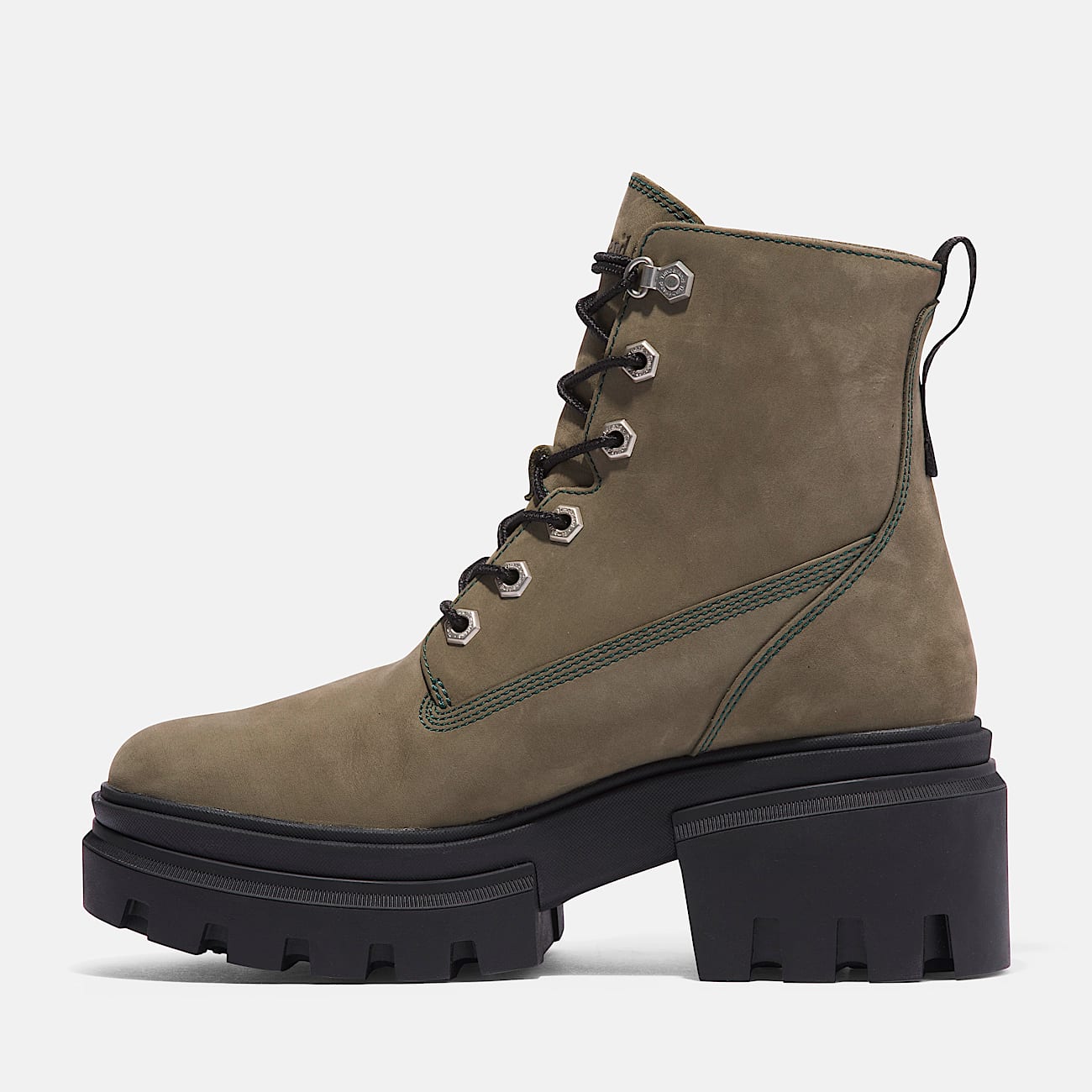 Womens Everleigh 6Inch LaceUp Boot TBL Dark Green Nubuck ALT6
