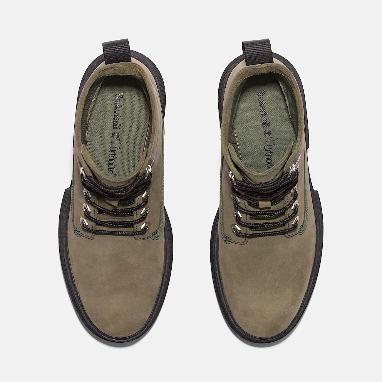 Womens Everleigh 6Inch LaceUp Boot TBL Dark Green Nubuck ALT2