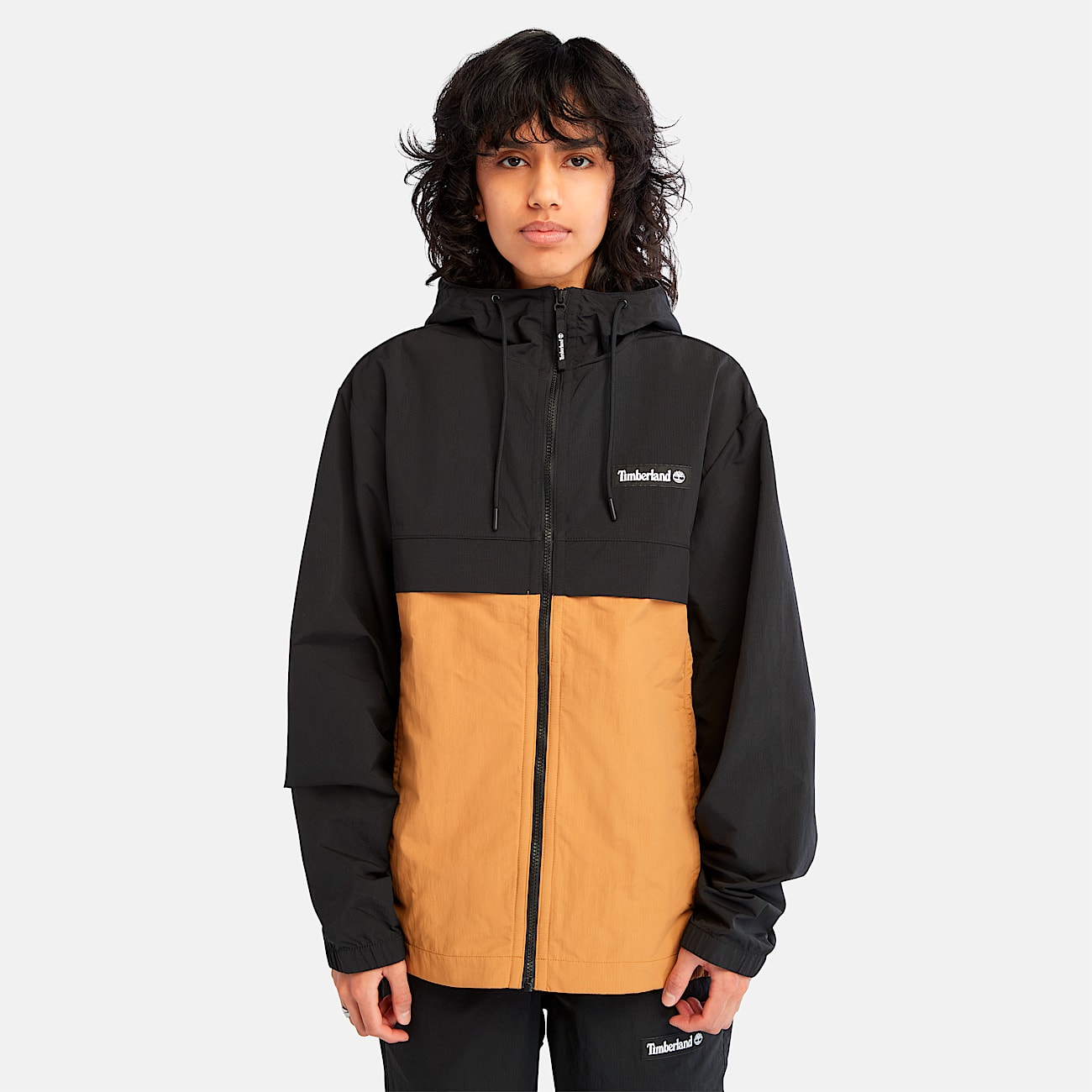 WaterResistant Nylon Windbreaker TBL BlackWheat ALT3