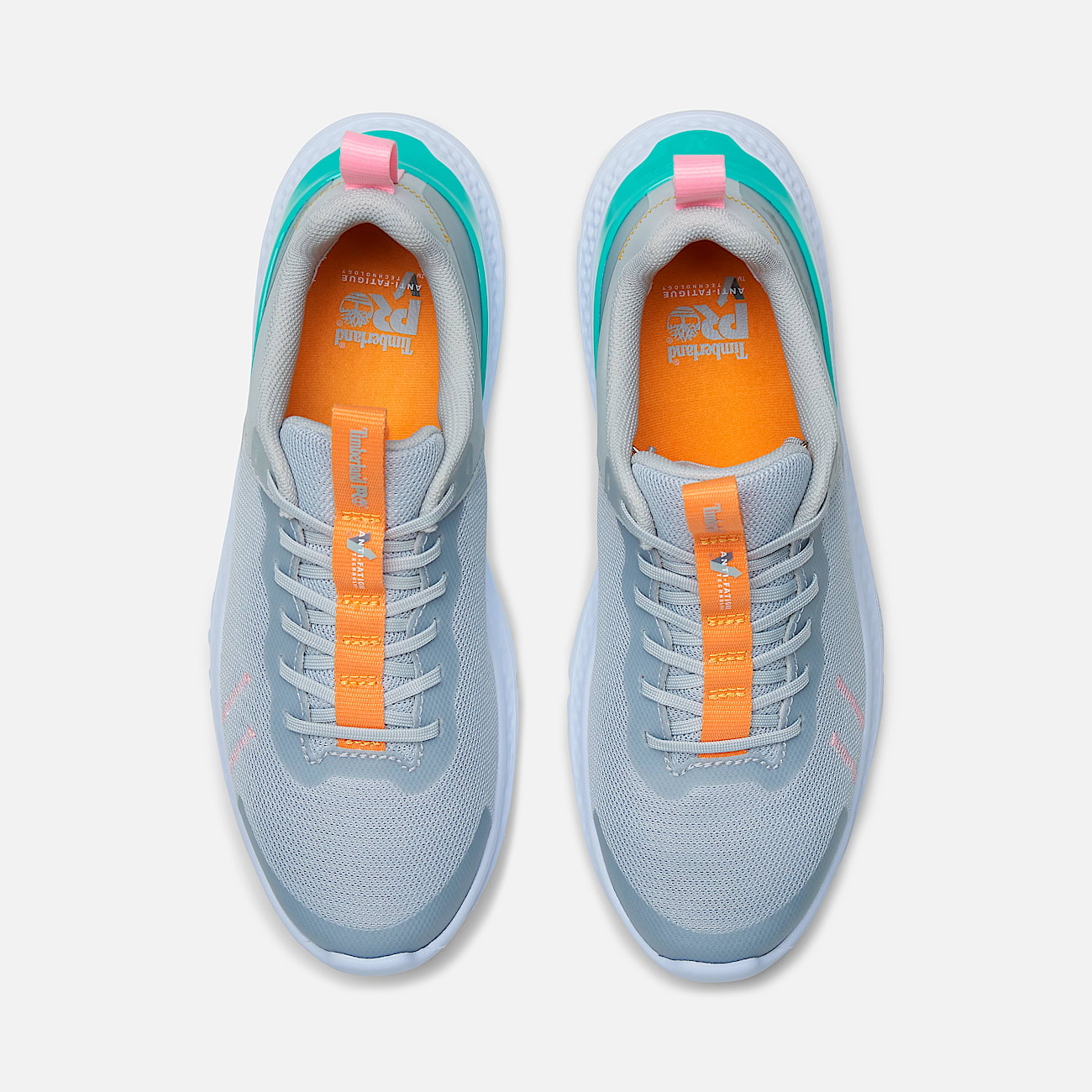 Sneakers deportivos de trabajo Timberland PRO Setra para mujer TBL Grisnaranja ALT2