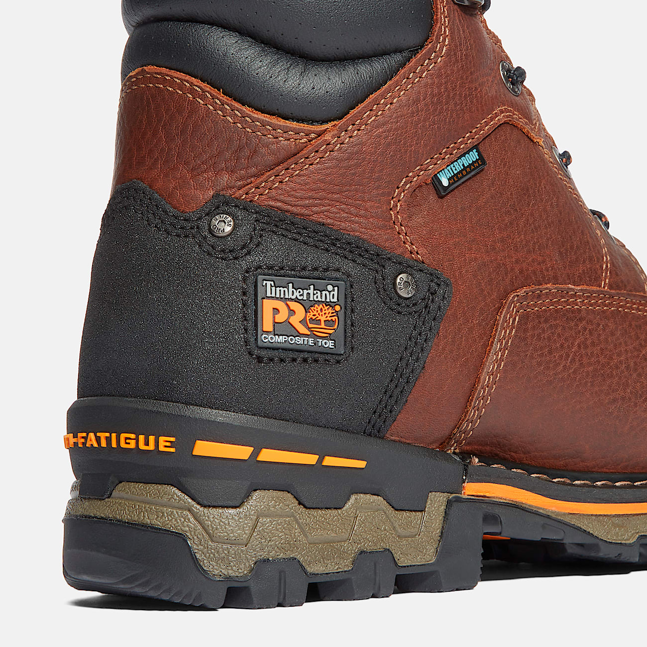 Bota de trabajo impermeable con puntera de material compuesto Boondock 6" para hombre - 8