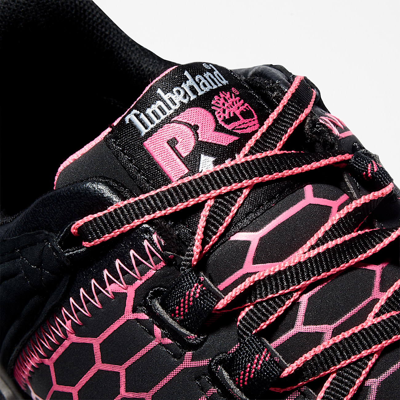 Sneakers de trabajo Powertrain Sport Alloy Toe para mujer TBL NegroRosa ALT6