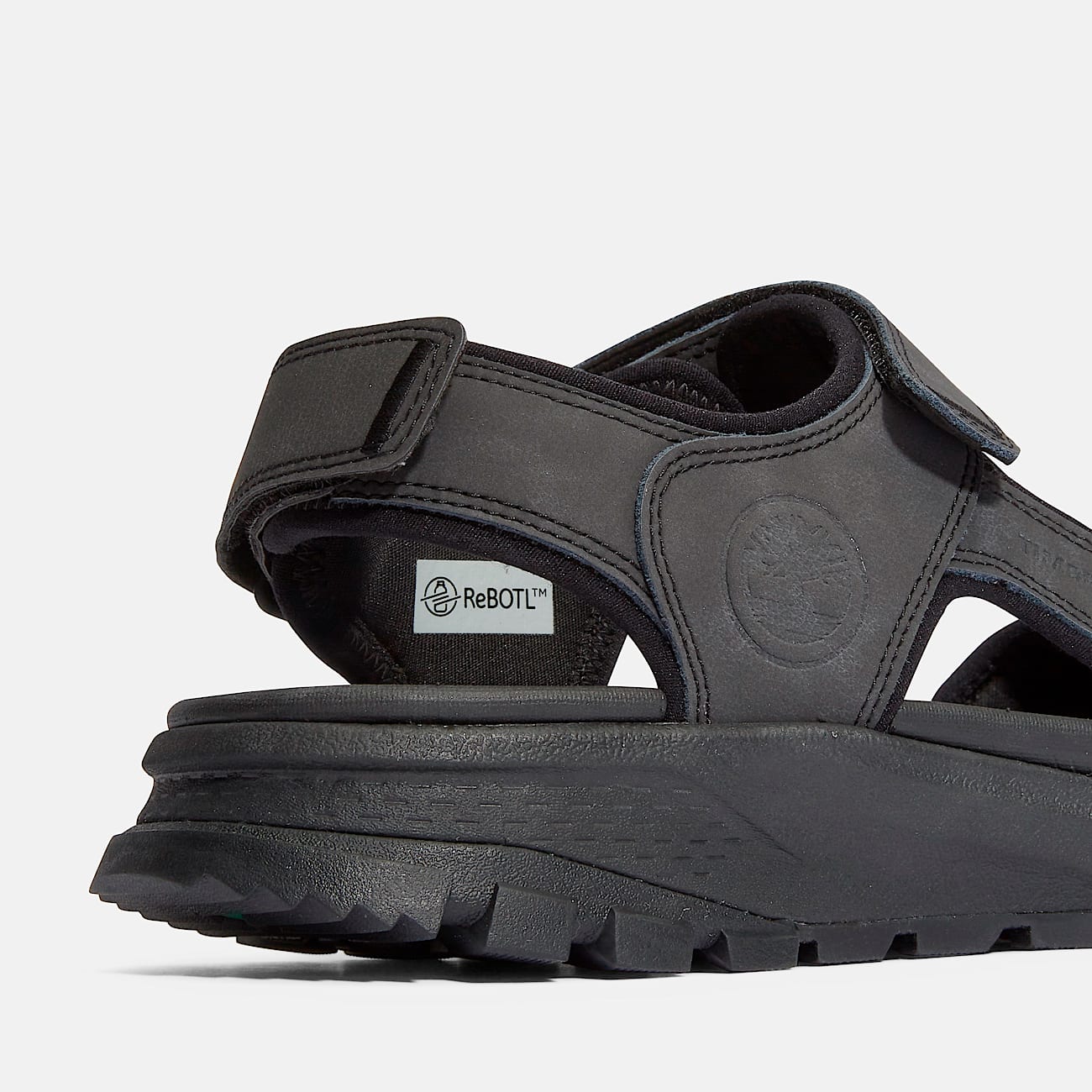 Mens Lincoln Peak Strap Sandals TBL Jet Black ALT7