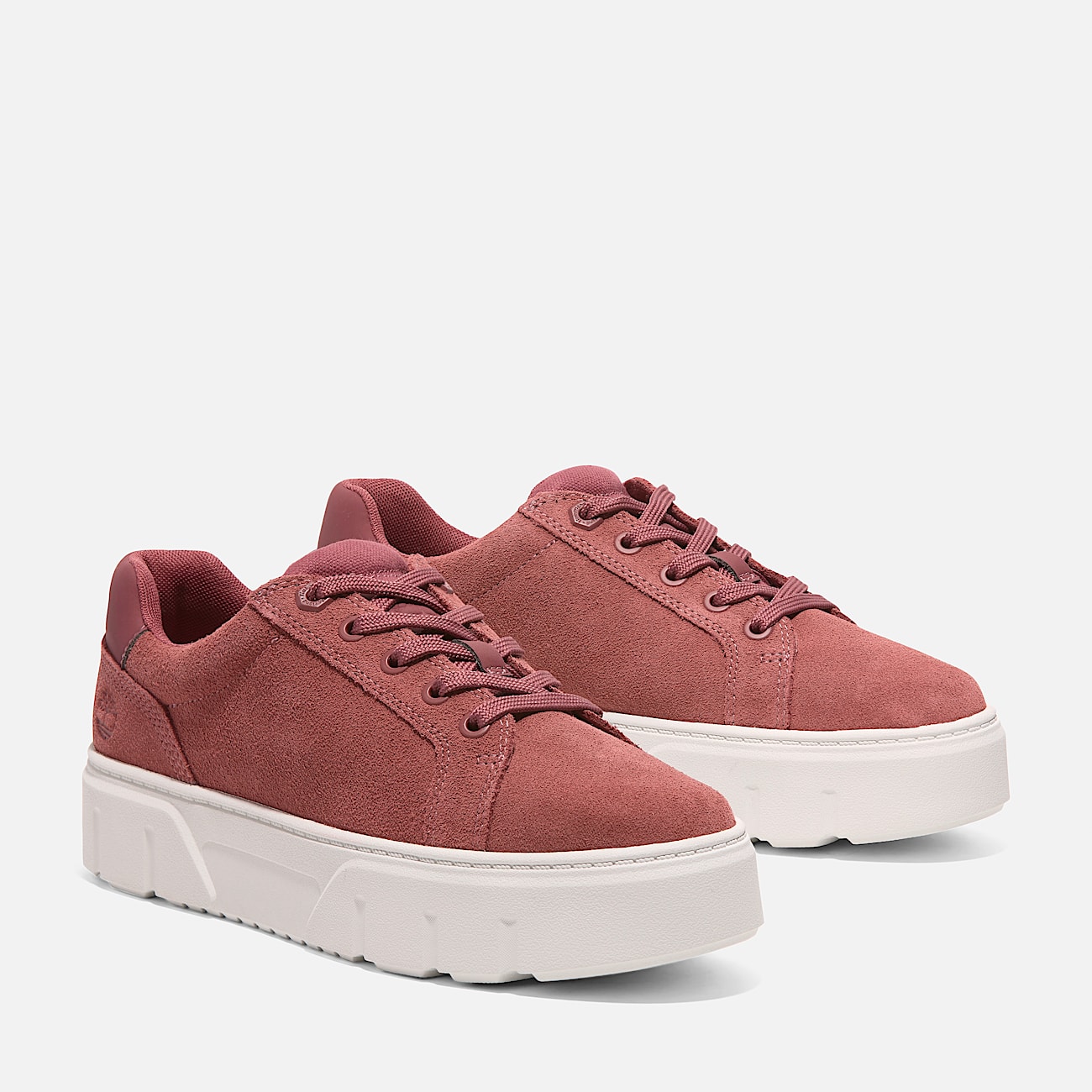 Womens Laurel Court Low LaceUp Sneaker TBL Red Suede ALT4