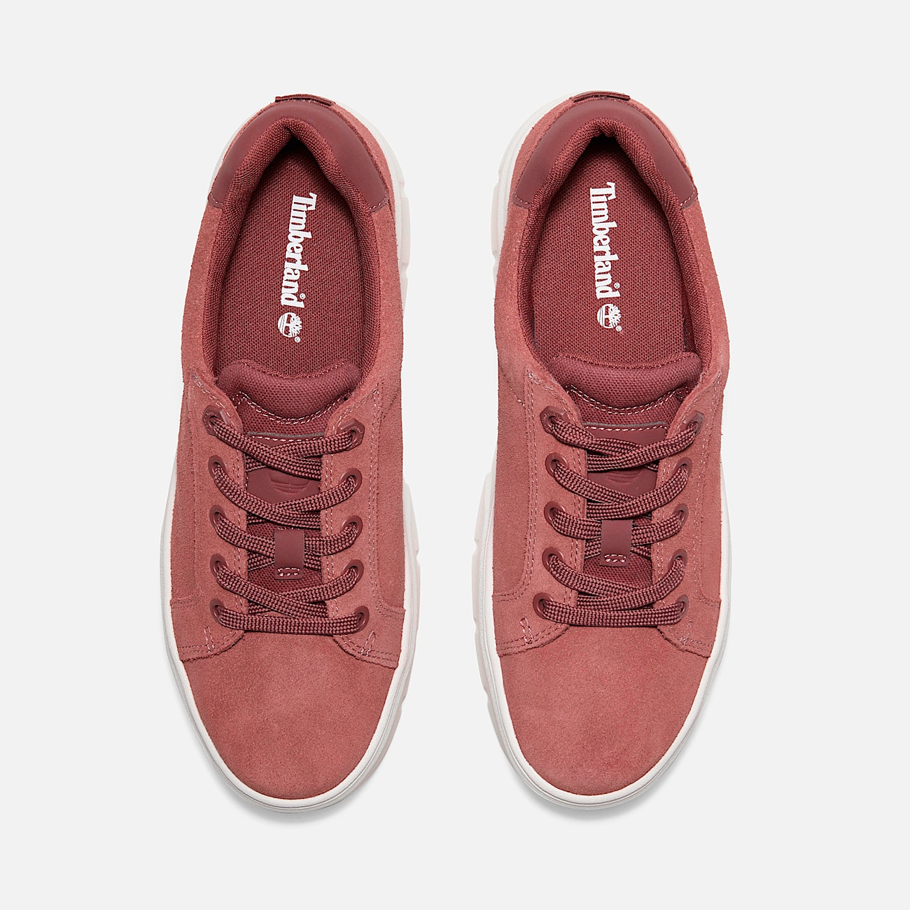 Womens Laurel Court Low LaceUp Sneaker TBL Red Suede ALT2