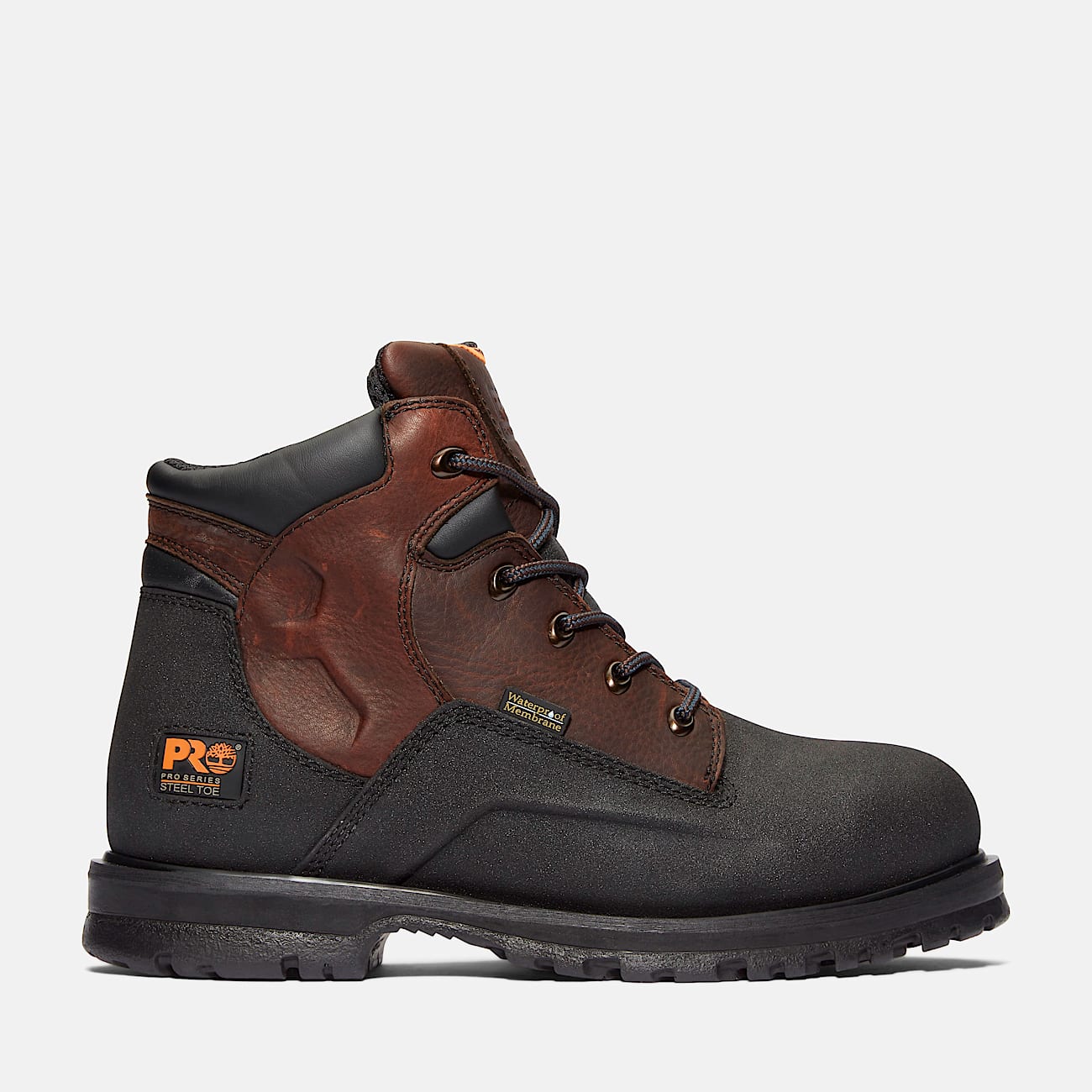 Mens PowerWelt 6 Steel Toe Waterproof Work Boot TBL Brown HERO